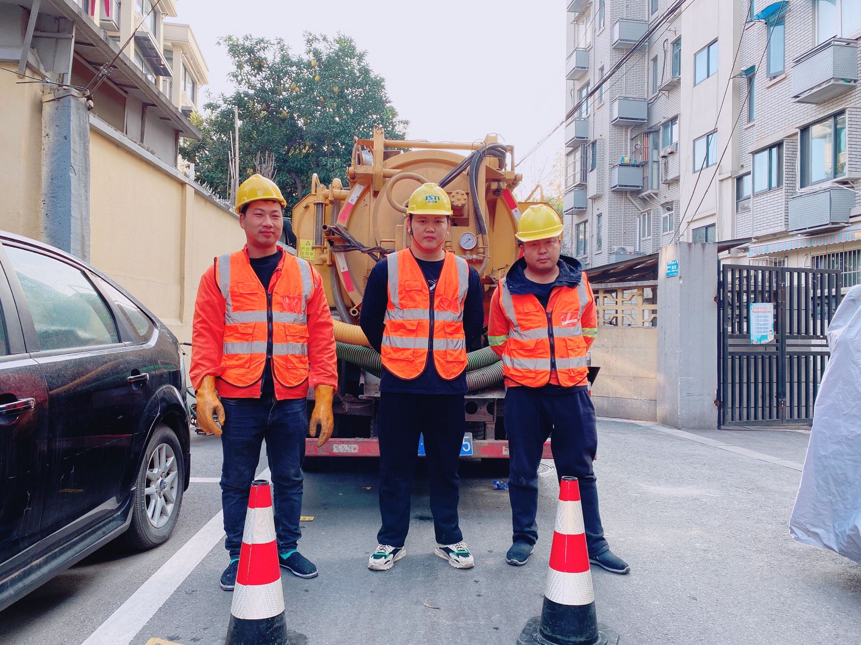 砖墙镇南京某小区管道清淤检测施工